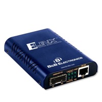 Der Elinx-EIS-G von B+B SmartWorx ist ein Ethernet zu Glasfaser Konverter.