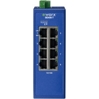 SE408-T Smart Managed Industrie Netzwerk Switch von B+B SmartWorx mit 8 Ports.