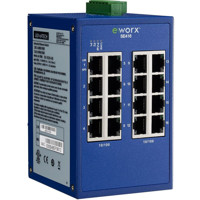 SE416 industrieller Managed Netzwerk Switch mit 16 Ports von Advantech B+B SmartWorx.