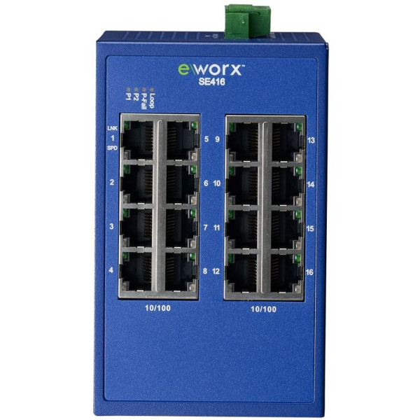 SE416 16-fach Managed industrieller Netzwerk Switch von Advantech B+B SmartWorx.