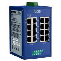 SE416-PN-T 16 Port industrieller Netzwerkswitch mit PROFINET Unterstützung von B+B SmartWorx.