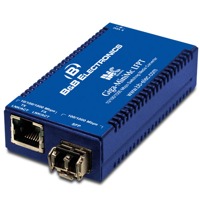 Der Giga-MiniMc-SFT-LPTF von B+B SmartWorx ist ein Medienkonverter.