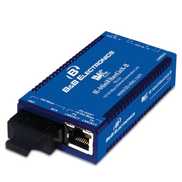 Der IE-MiniFiberLinX-II-Telco von B+B SmartWorx ist ein Demarcation Device.