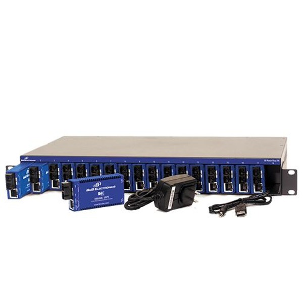 Der IE-Powertray/18 von B+B SmartWorx ist ein 18 Slot Powertray.