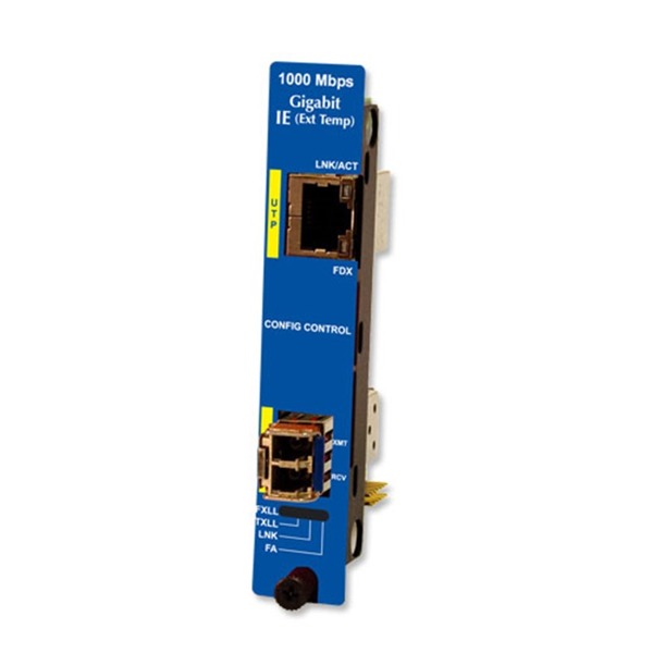 Der IE-IMCV-GIGABIT TX SFP von B+B SmartWorx ist ein Medienkonverter.