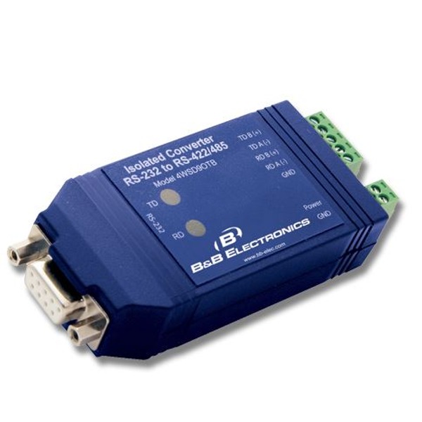 Der Isolierter RS232 zu RS485 von B+B SmartWorx ist ein Medienkonverter.