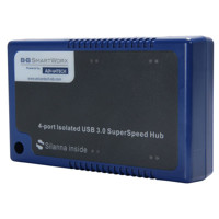 USH304 4 Port Highspeed USB3.0 Hub für industrielle Umgebung von B+B SmartWorx.
