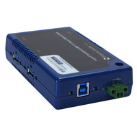 USH304 USB Hub mit 4 USB3.0 Highspeed Ports und Überstromschutz von B+B SmartWorx.