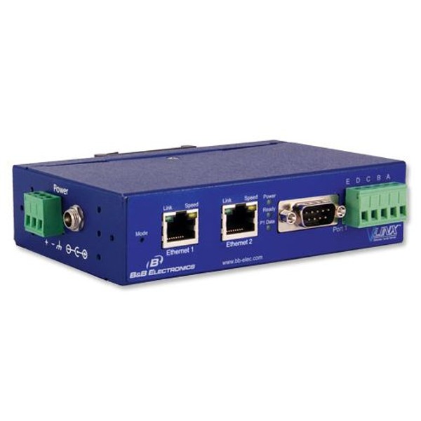 Der Vlinx VESR321 von B+B SmartWorx ist ein Serieller Geräteserver.
