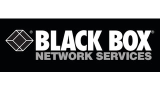 Black Box Logo Schwarzes Logo von Black Box Network Services