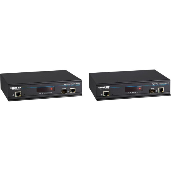 ACR1020A IP-basierter ServSwitch Agiltiy Dual Head DVI-D KVM Extender von Black Box