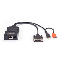 ACR500DV-T IP-basierter Zero-U KVM Sender für die ServSwitch Agility Receiver von Black Box Front