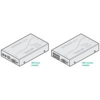 ACU5051A Wizard SRX VGA KVM Switch mit VGA, USB 1.1 und Stereo Audio von Black Box Zeichnung