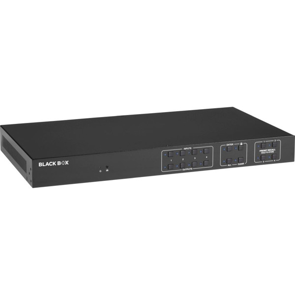 AVS-HDMI2-4X4-R2 4K HDMI 2.0 Matrix-Switch mit 4x Ein- und 4x Ausgängen von Black Box