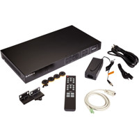 AVS-HDMI2-4X4-R2 4K HDMI 2.0 Matrix-Switch mit 4x Ein- und 4x Ausgängen von Black Box Lieferumfang