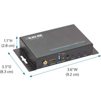 AVSC-VIDEO-HDMI Komponenten/Komposit zu HDMI Scaler von Black Box Größe