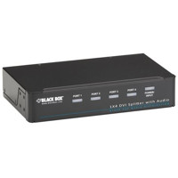 AVSP-DVI1X4 4 Port DVI-D Splitter mit Audio und HDCP von Black Box