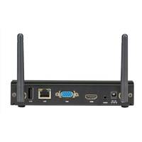 Rückseite mit Anschlüssen des AVX-HDMI-WI-HD Präsentationssystems von Black Box.