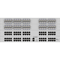 ACXC80FH80-1G Hybrid DKM Compact II KVM Matrix Switch mit 80x CATx und 80x Glasfaser Anschlüssen von Black Box