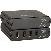 Emerald USB 2.0 schaltbarer USB Extender von Black Box Vorderseiten