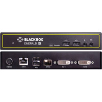 Emerald PE KVM Extender mit Zugriff auf virtuelle Maschinen von Black Box Dual Head Receiver