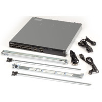 EMS10G28 Emerald IP-basierter KVM Matrix Switch mit 28x SFP+ und 2x QSFP Ports von Black Box Lieferinhalt