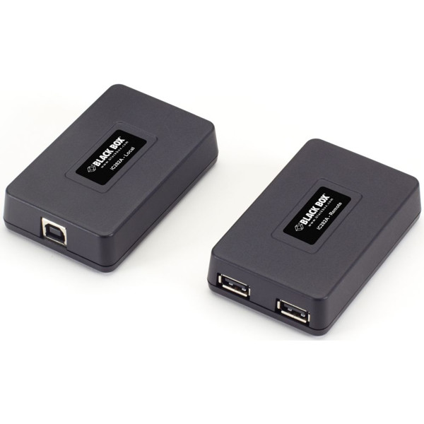 IC282A 2-Port USB 1.1 Extender mit einer Reichweite von 40 m via CAT5e von Black Box