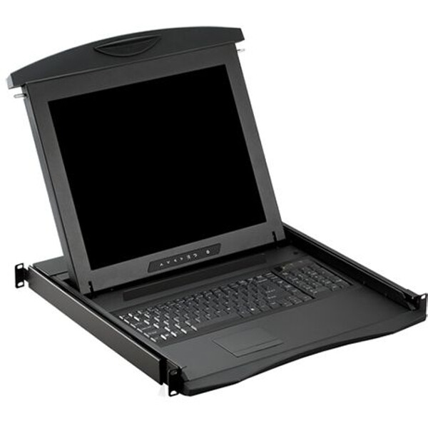 KLDS17X Black Box Modulare KVM Rack Konsole mit einem 17 Zoll Display