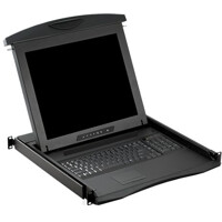KLDS17X Black Box Modulare KVM Rack Konsole mit einem 17 Zoll Display