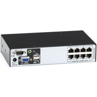 KV1081A ServSwitch CX UNO IP 8-Port KVM over IP Switch von Black Box Anschlüsse