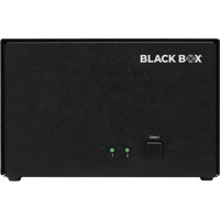 KV4402A 2-Port Quad-Head DisplayPort KVM Switch von Black Box Vorderseite