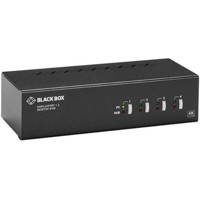 KV6224A 4K 60 Dual DisplayPort KVM Switch mit HDCP und True Transparent USB von Black Box