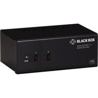 KV6222DP 2-Port Dual Monitor 4K60 DisplayPrort 1.2 KVM Switch von Black Box