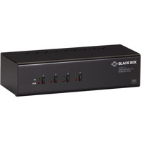 KV6224DPH Dual Display HDMI 2.0/DisplayPort 1.2 KVM Switch mit einem 2-Port USB 3.0 Hub von Black Box