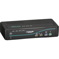 KV7021A 4-Port ServSwitch DT PRO II VGA KVM Switch für PS/2 oder USB Computer von Black Box