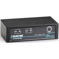 KV7022A 2-Port ServSwitch DT Basic II VGA KVM Switch für PS/2 Computer von Black Box