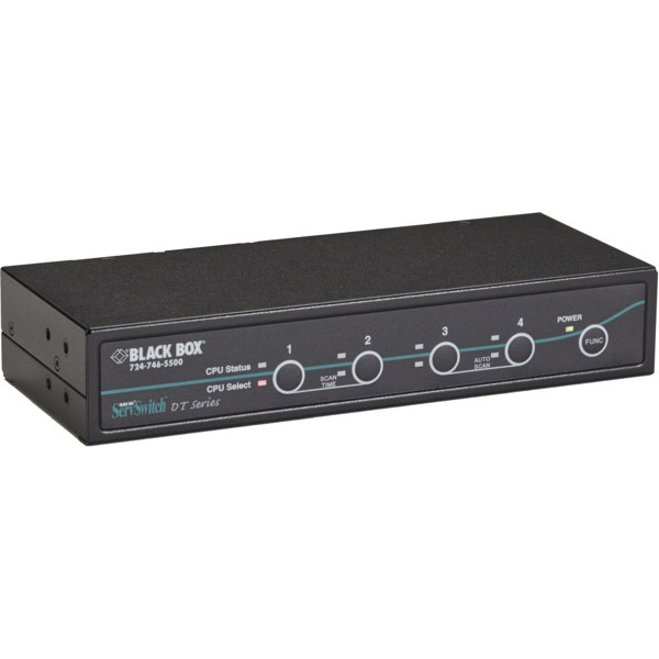 KV9614A ServSwitch DT 4-Port USB DVI Audio KVM Switch von Black Box