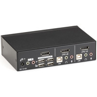 KV9702A ServSwitch DisplayPort KVM Switch mit 2x Anschlüssen von Black Box Back