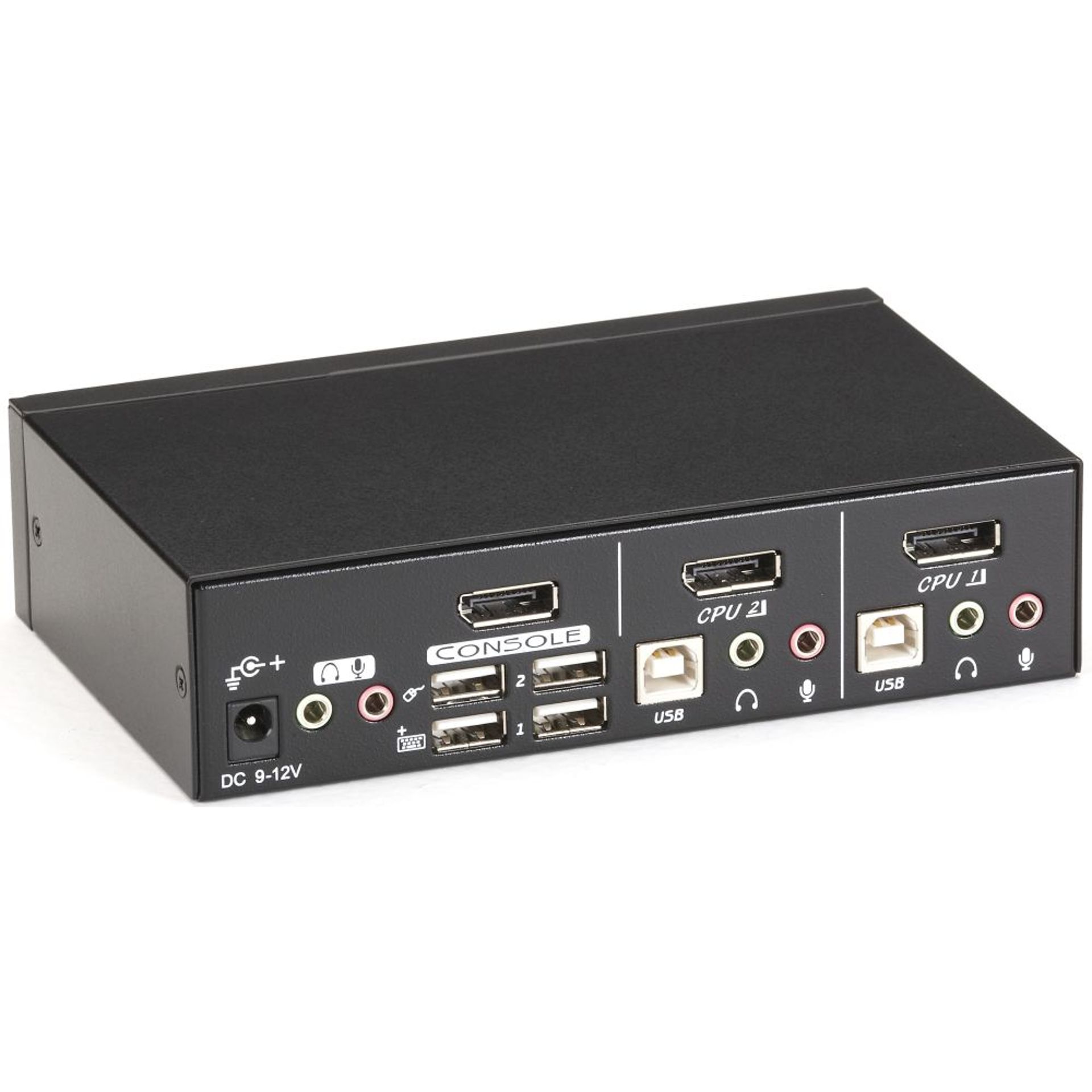 KV9702A Black Box ServSwitch DT DisplayPort KVM Switch für Auflösungen