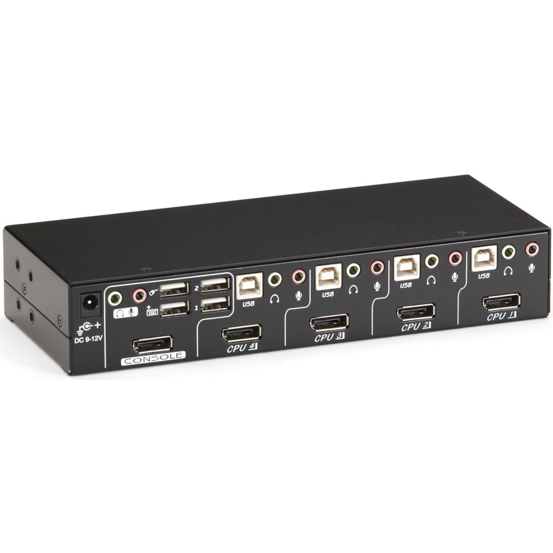 KV9704A Black Box 4Port DisplayPort KVM Switch mit einer maximalen