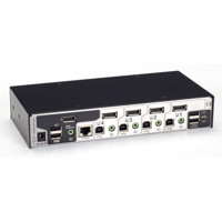 KV9804A Wizard 4-Port DisplayPort KVM Switch von Black Box Anschlüsse