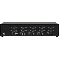 KVS4-2004D sicherer 4-Port Dual-Head DVI-I KVM Switch von Black Box Anschlüsse