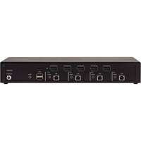 KVS4-1004HV Secure KVM Switches mit HDMI/DisplayPort FlexPort Anschlüssen von Black Box Back