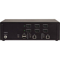 KVS4-2002HV 2-Port Dual-Head DisplayPort/HDMI FlexPort Secure KVM Switch von Black Box Back