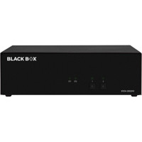 KVS4-2002HV 2-Port Dual-Head DisplayPort/HDMI FlexPort Secure KVM Switch von Black Box Front