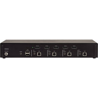 KVS4-1004V sicherer 4-Port Single-Head DisplayPort KVM Switch von Black Box Anschlüsse