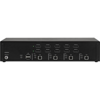 KVS4-2004V 4-Port Dual-Head DisplayPort Secure KVM Switch von Black Box Anschlüsse