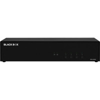 KVS4-2004V 4-Port Dual-Head DisplayPort Secure KVM Switch von Black Box Front