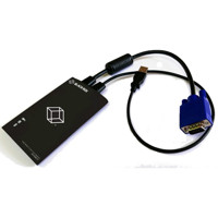 KVT100A-FT USB Crash Cart Adapter mit VGA, USB und Datenübertragung von Black Box