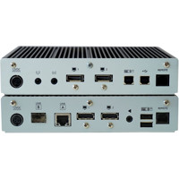 KVXHP-100 Single-Head 4K60 KVM Extender über CAT oder Fiber von Black Box Back